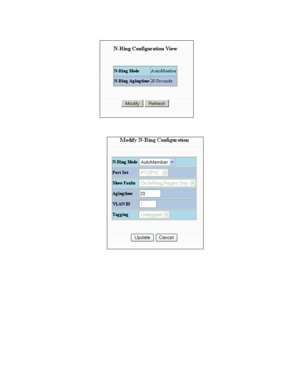 N-ring - configuration | N-Tron Ntron 7014FX2 User Manual | Page 59 / 145