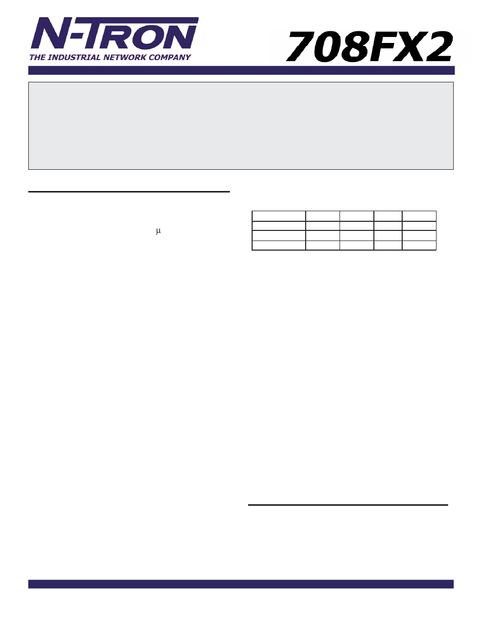 708fx2 | N-Tron 708FX2 User Manual | Page 2 / 2