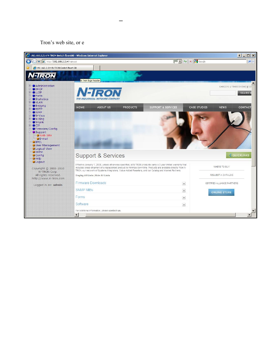 Support – web site and e-mail | N-Tron 708M12 User Manual | Page 101 / 156