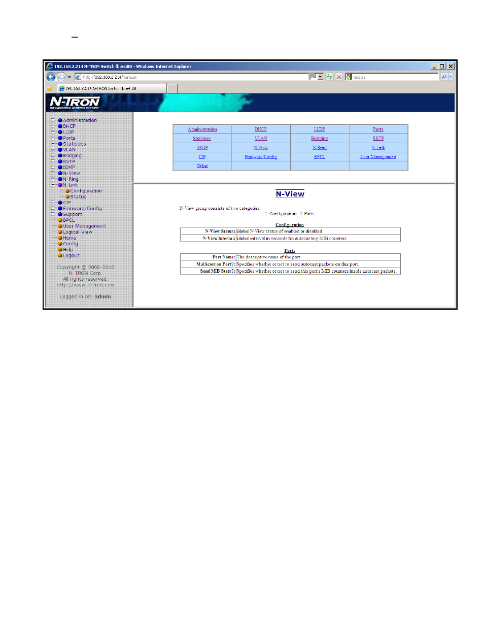 Help – n-view | N-Tron 708M12 User Manual | Page 117 / 156