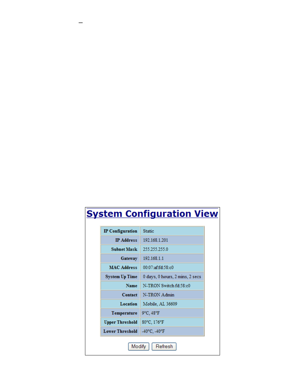 Administration – system | N-Tron 708M12 User Manual | Page 25 / 156