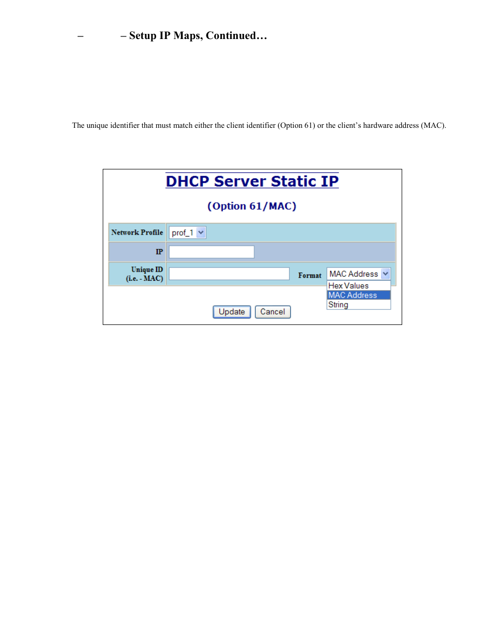 Dhcp – server – setup ip maps, continued | N-Tron 708M12 User Manual | Page 38 / 156