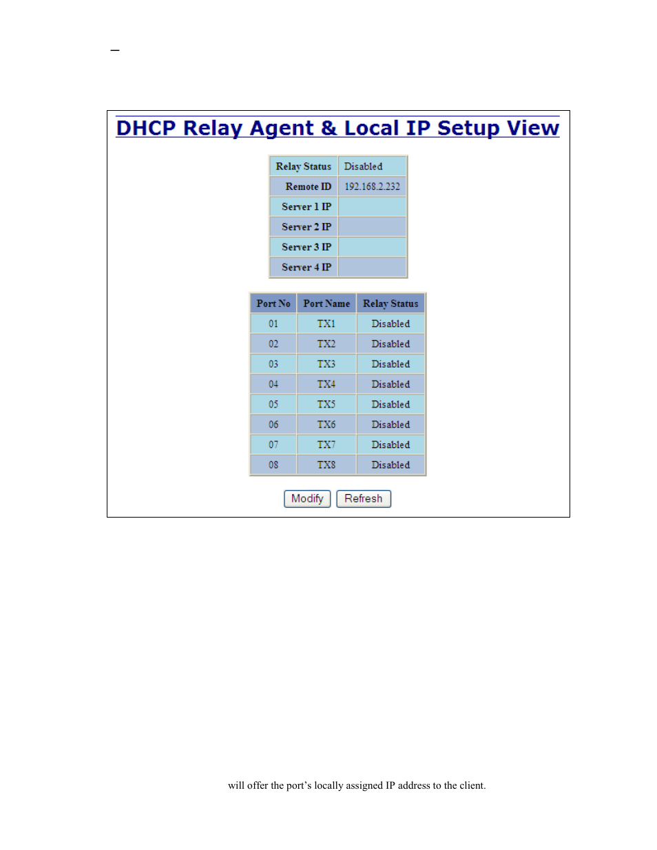 Dhcp – relay & local ip - setup | N-Tron 708M12 User Manual | Page 40 / 156