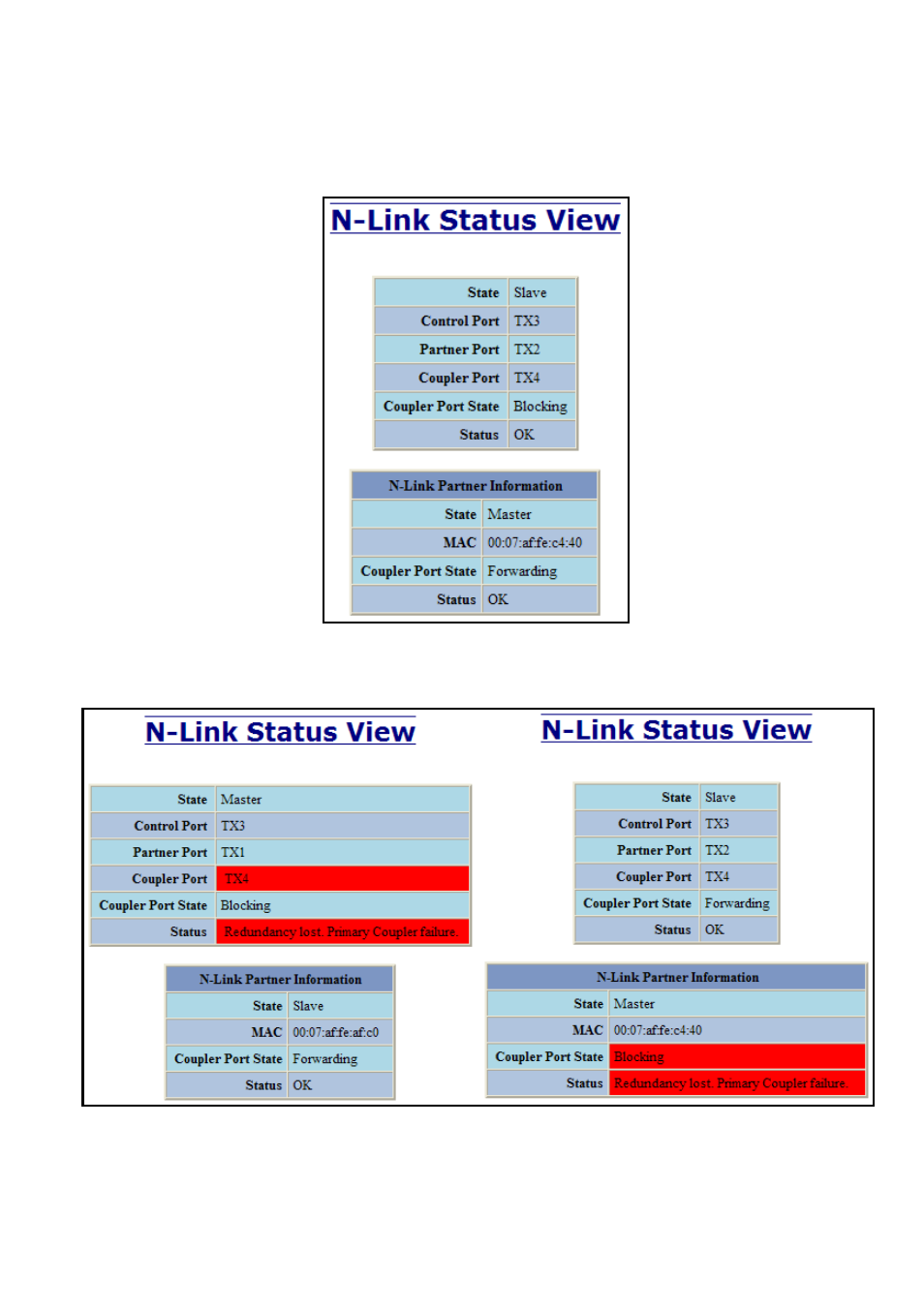 N-link – status, continued | N-Tron 710FX2 User Manual | Page 105 / 170