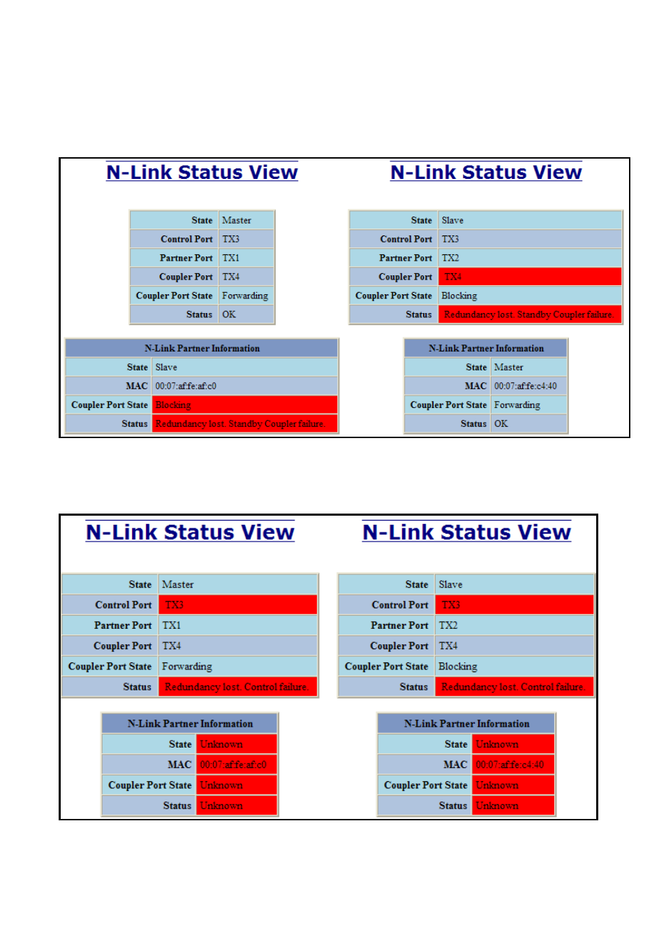 N-link – status, continued | N-Tron 710FX2 User Manual | Page 106 / 170