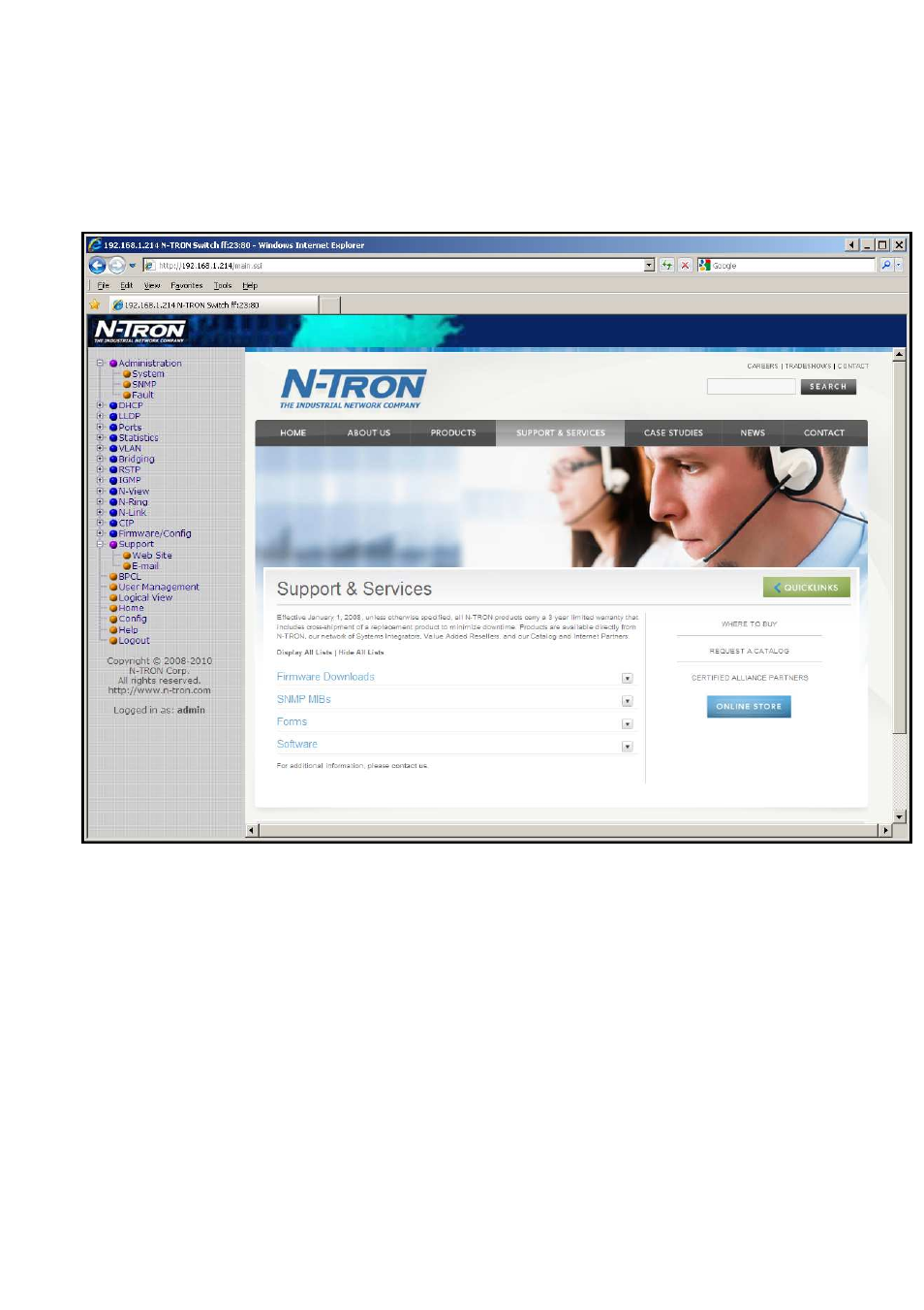 Support – web site and e-mail | N-Tron 710FX2 User Manual | Page 112 / 170