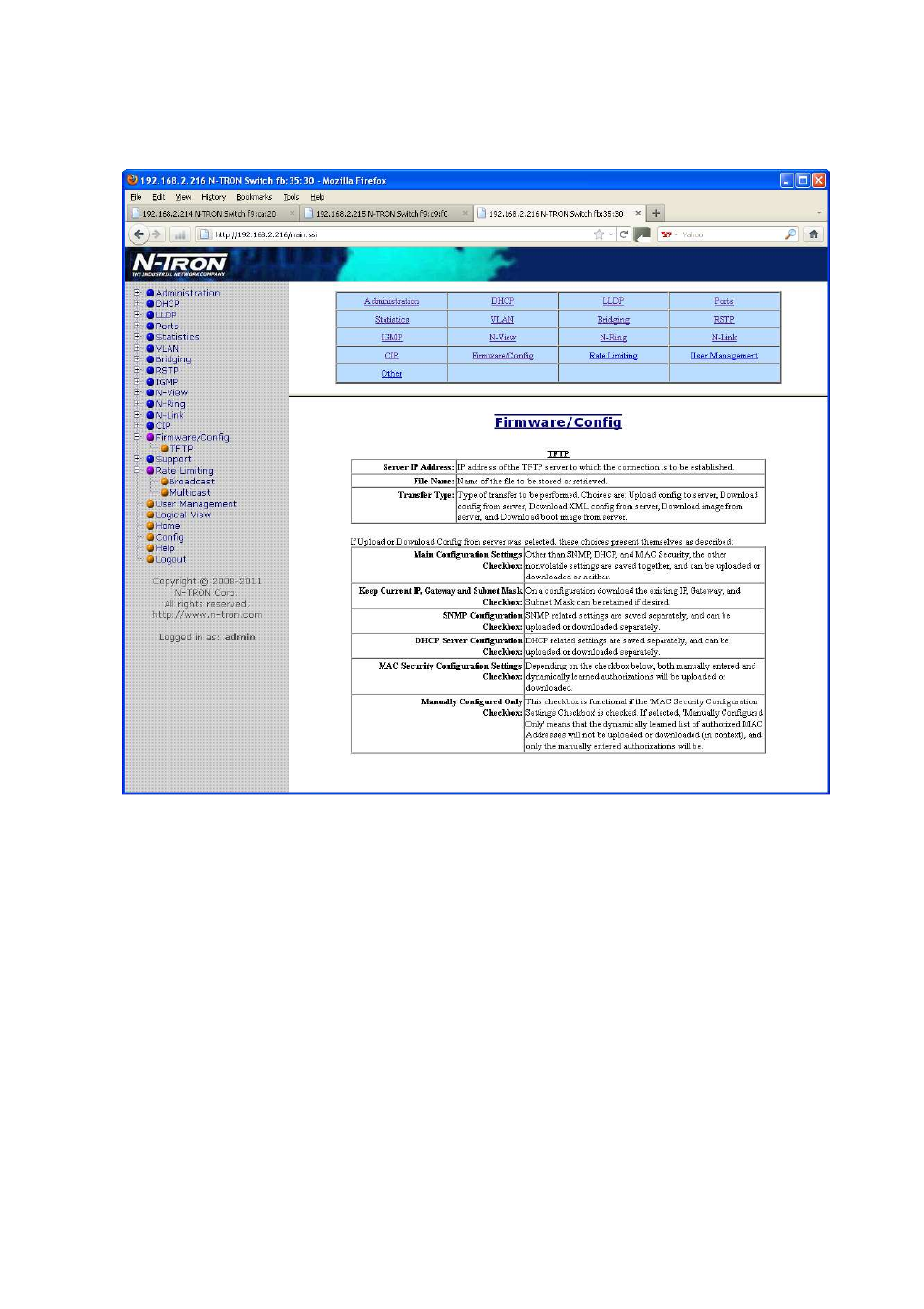 Help – firmware/config | N-Tron 710FX2 User Manual | Page 134 / 170