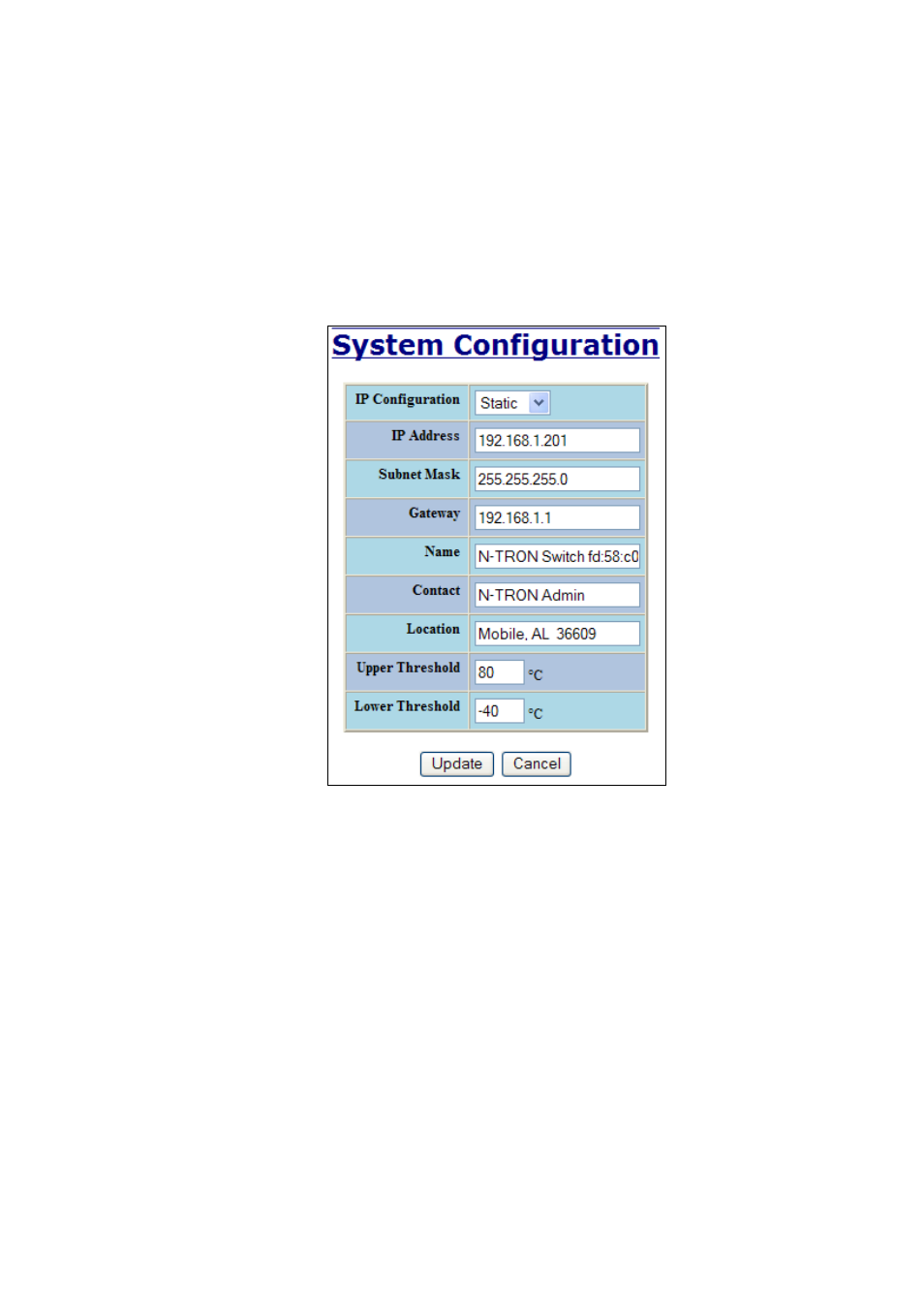 Administration – system, continued | N-Tron 710FX2 User Manual | Page 30 / 170