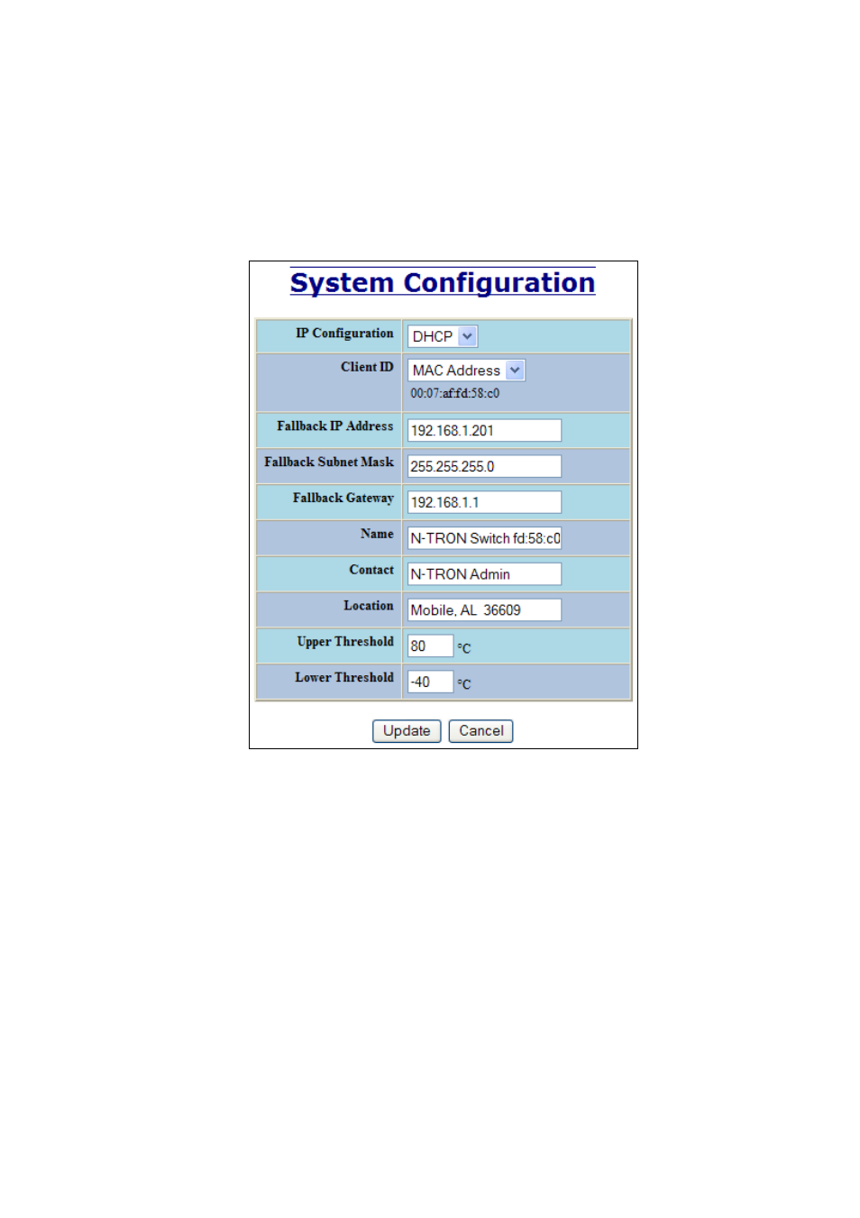 Administration – system, continued | N-Tron 710FX2 User Manual | Page 31 / 170