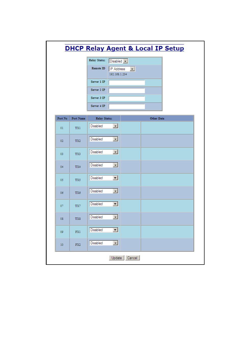 Dhcp – relay & local ip – setup, continued | N-Tron 710FX2 User Manual | Page 46 / 170