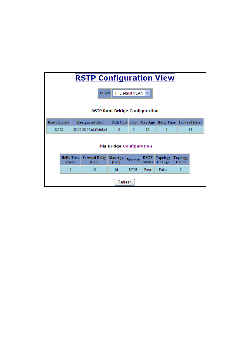 Rstp – configuration | N-Tron 710FX2 User Manual | Page 76 / 170