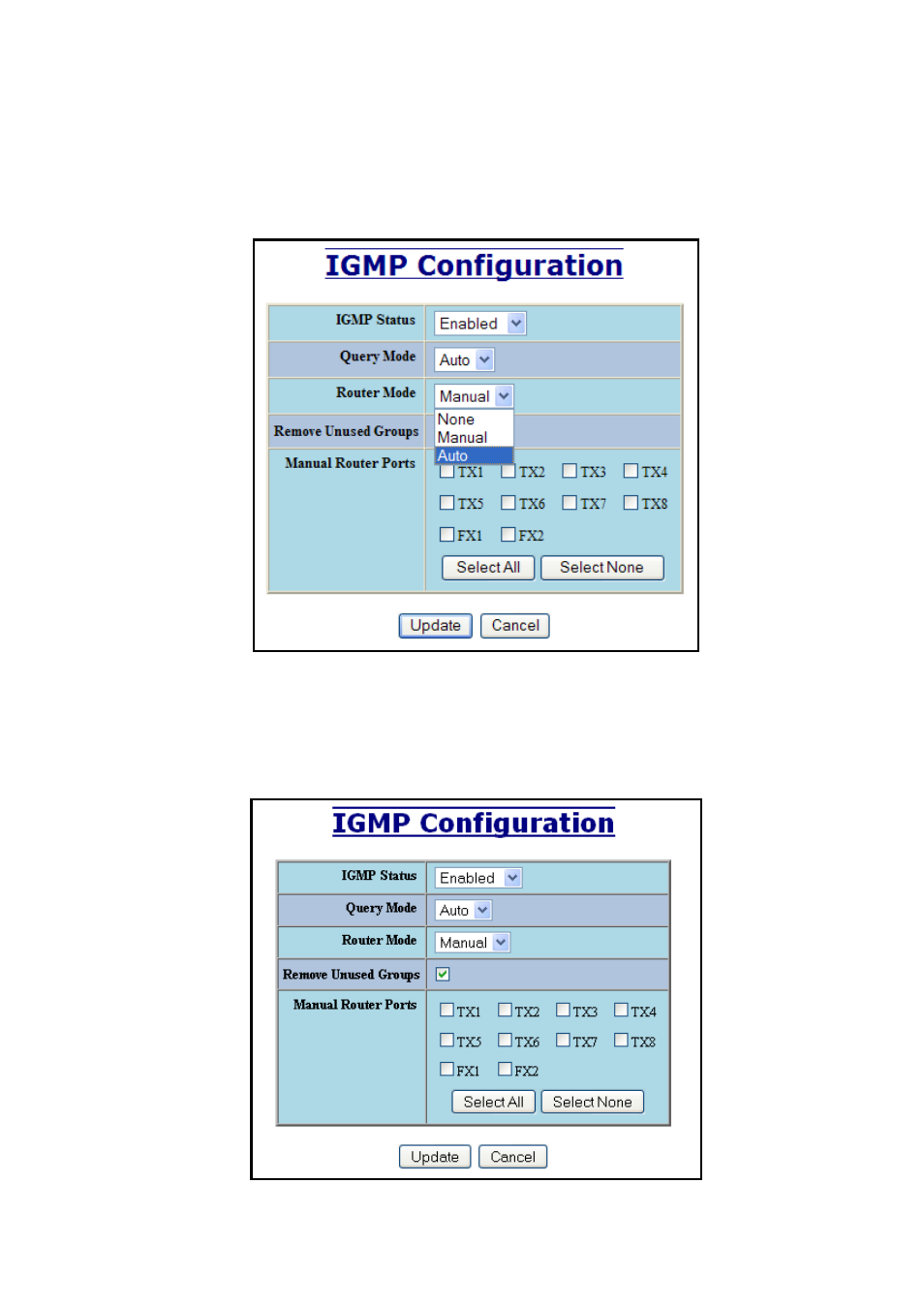 Igmp – configuration, continued | N-Tron 710FX2 User Manual | Page 82 / 170