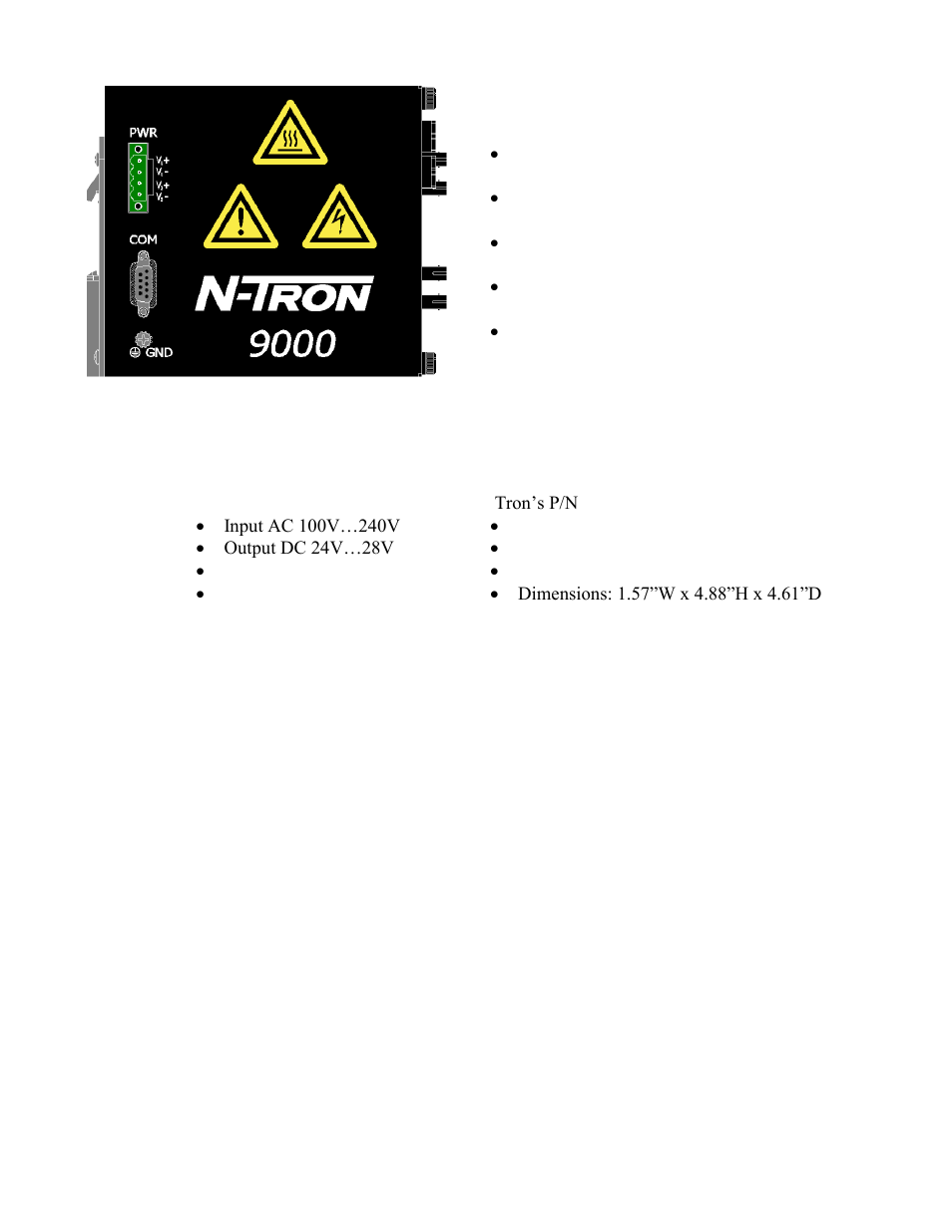 N-Tron 9000 User Manual | Page 15 / 145