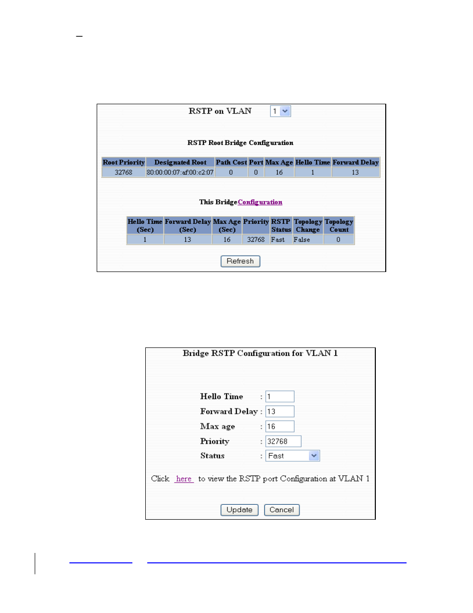 Rstp – rstp configuration | N-Tron 9000 User Manual | Page 49 / 145