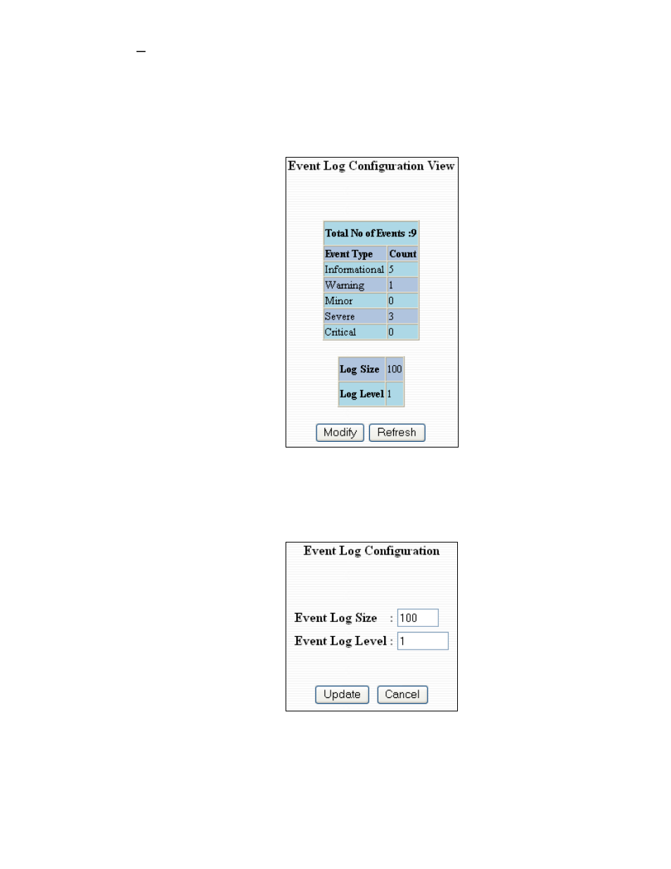 Eventlog – log statistics | N-Tron 9000 User Manual | Page 68 / 145