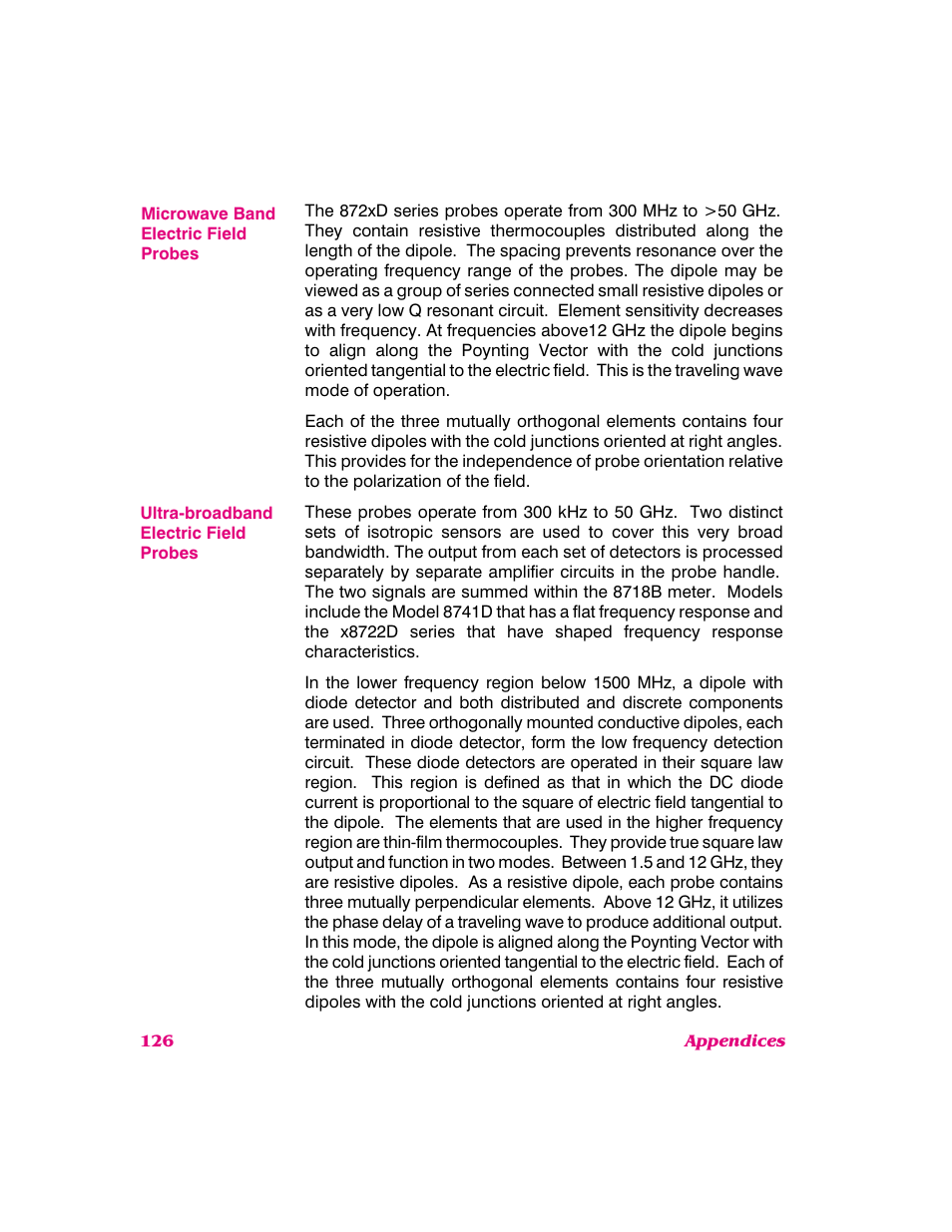NARDA 8718B User Manual | Page 127 / 137