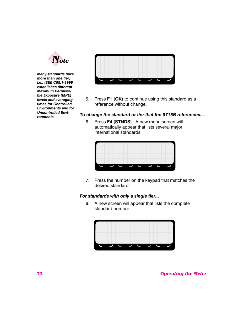NARDA 8718B User Manual | Page 73 / 137