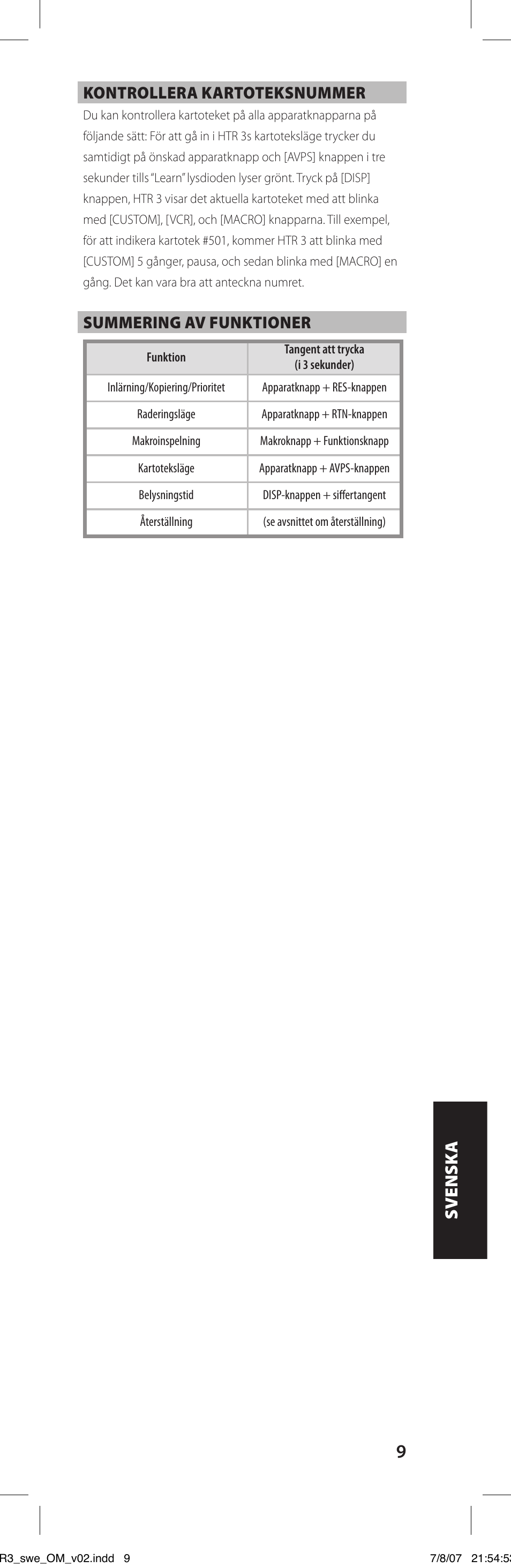 NAD HTR-3 User Manual | Page 61 / 72