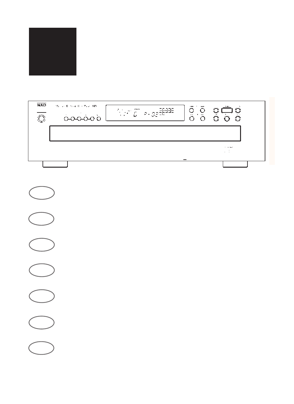 NAD 523 User Manual | 52 pages