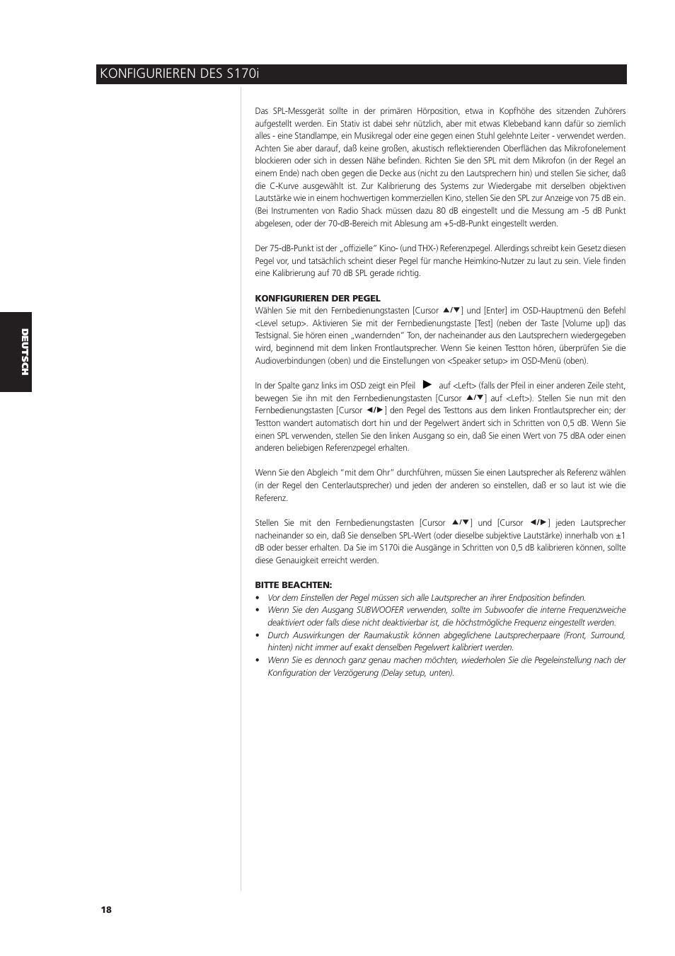 Konfigurieren des s170i | NAD S170iAV User Manual | Page 100 / 164