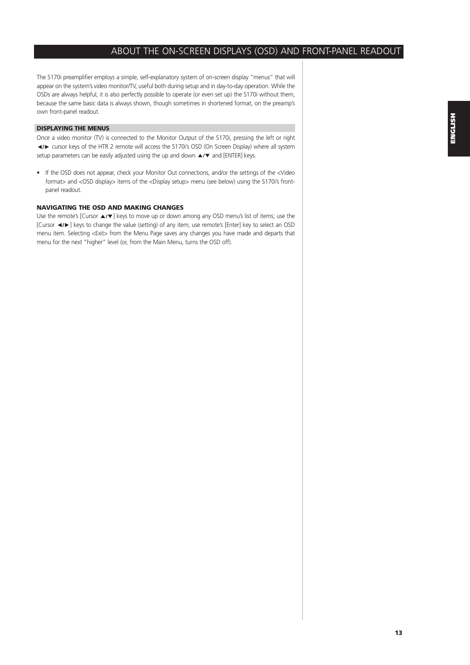 NAD S170iAV User Manual | Page 13 / 164