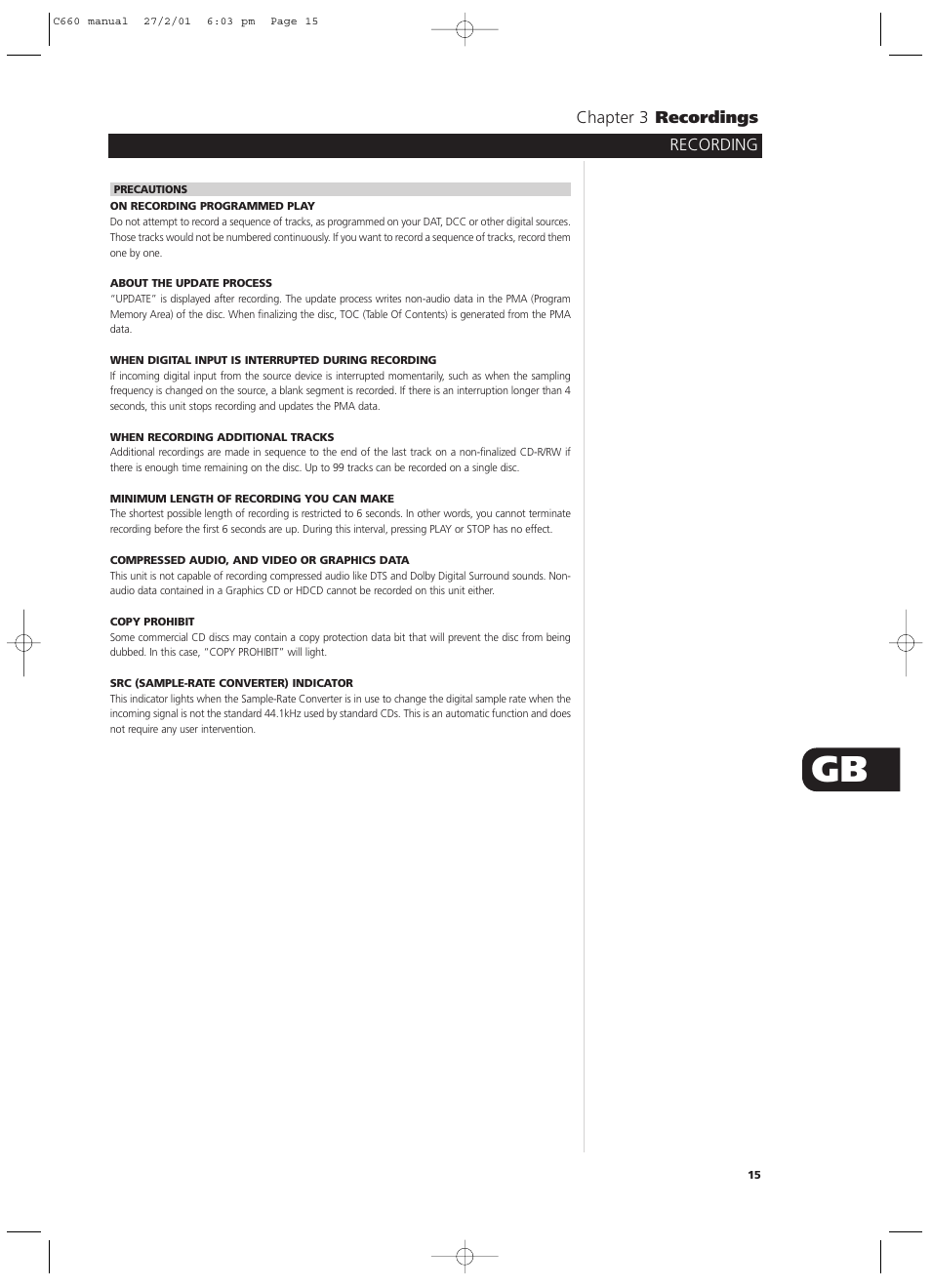 NAD C660 User Manual | Page 15 / 30