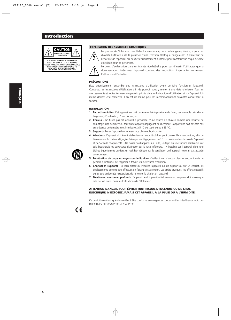 Introduction | NAD CI9060 User Manual | Page 22 / 146