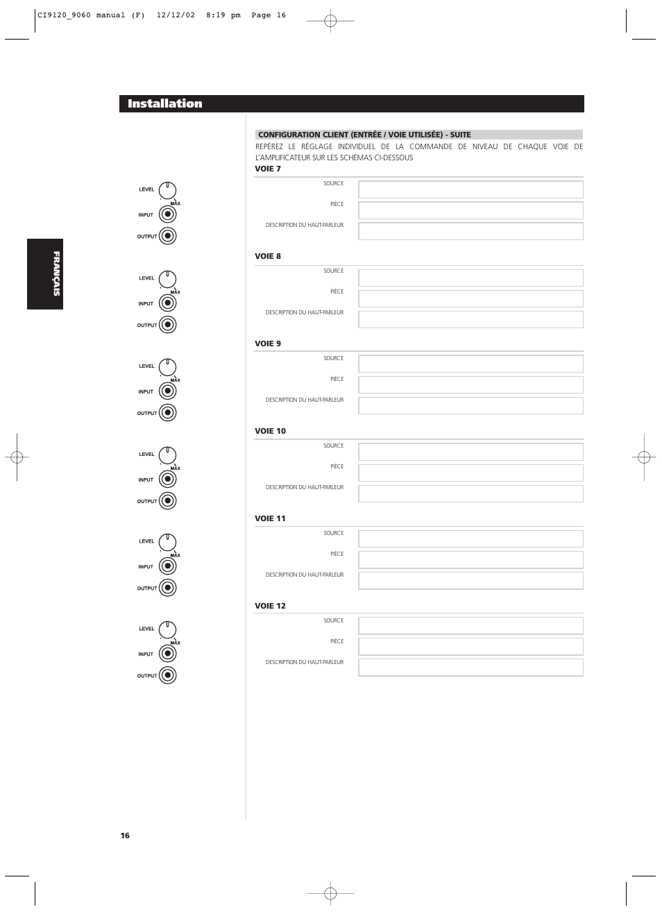 Installation | NAD CI9060 User Manual | Page 34 / 146