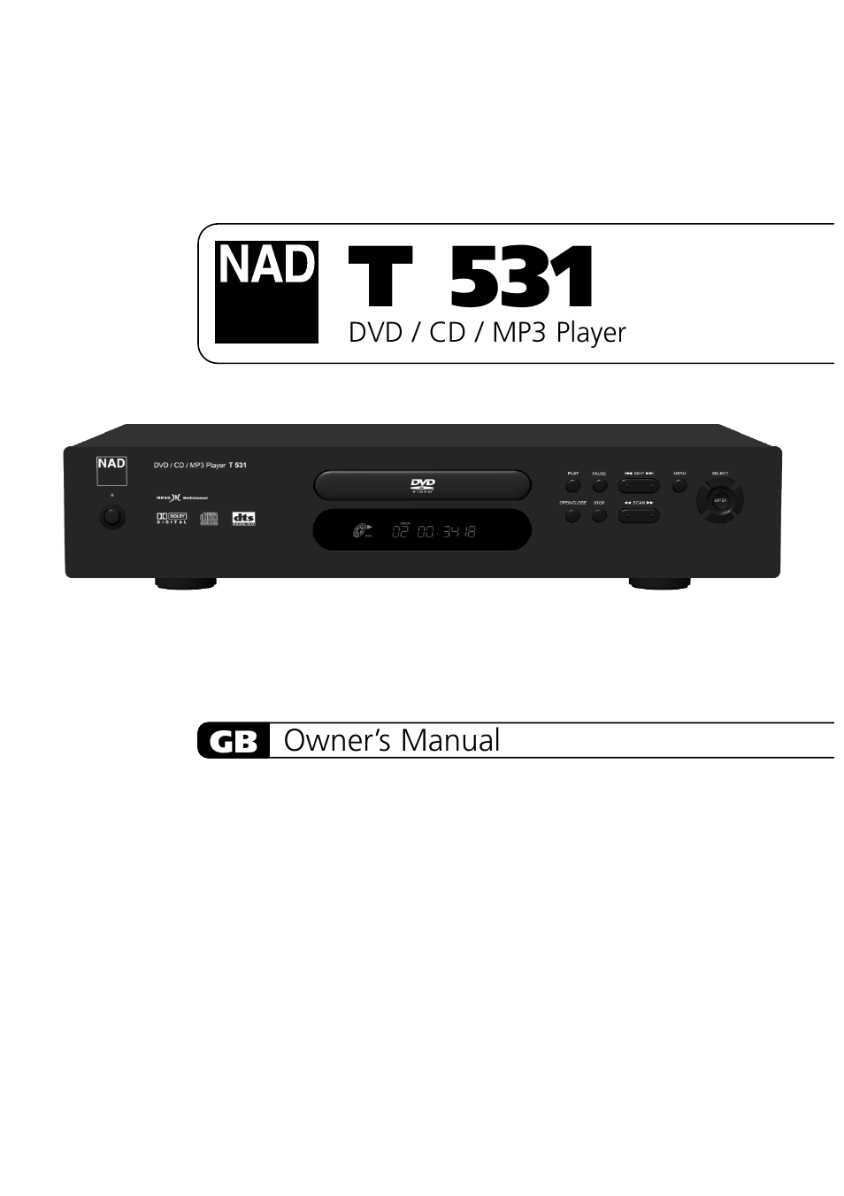 NAD T 531 User Manual | 43 pages