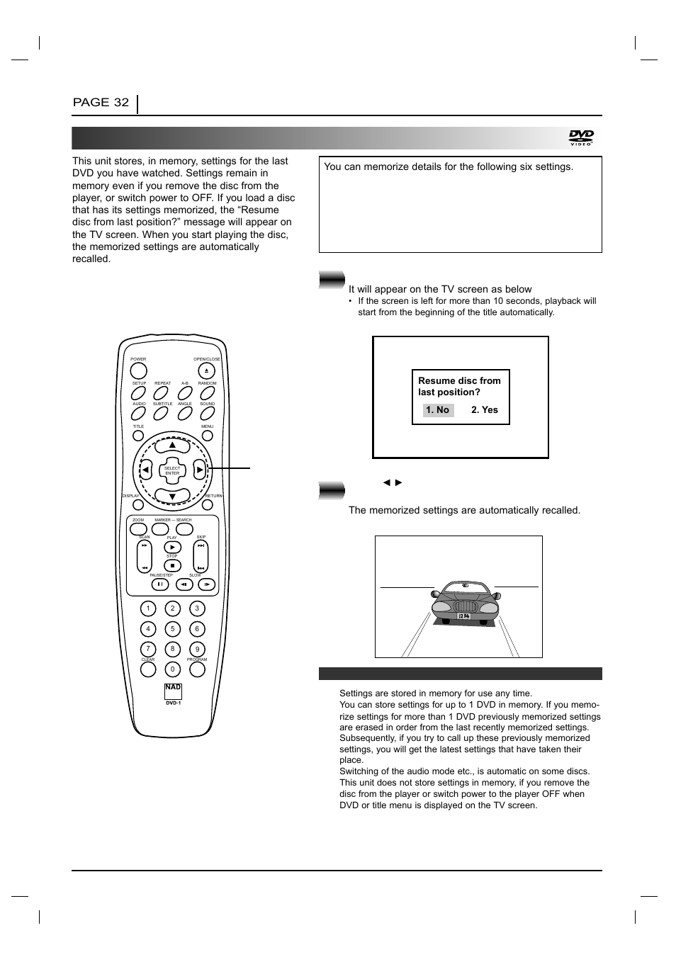 Page 32 advanced operation, Press | NAD T 531 User Manual | Page 32 / 43