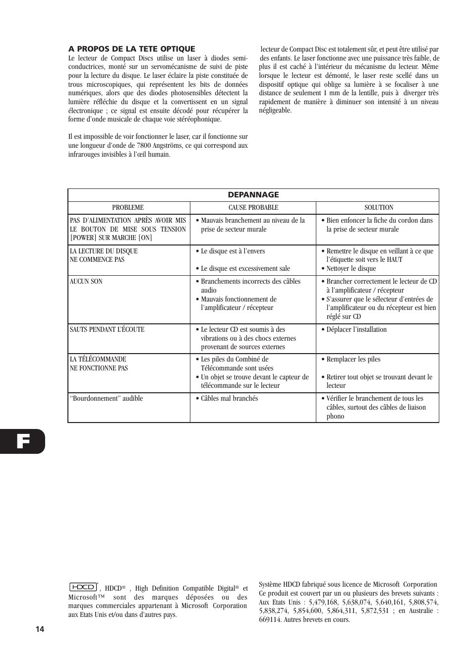 NAD C542 User Manual | Page 14 / 44