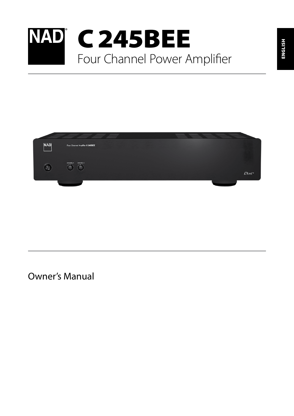 NAD C245BEE User Manual | 12 pages