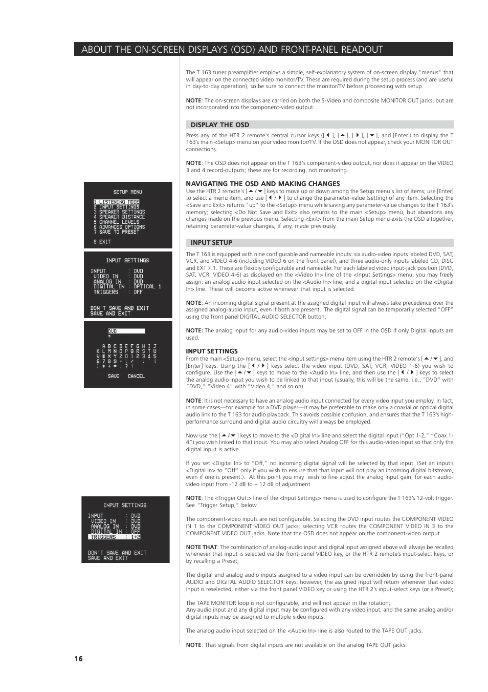 NAD 163AV User Manual | Page 16 / 33