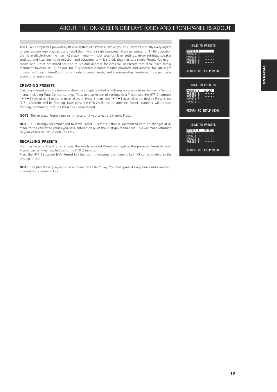 NAD 163AV User Manual | Page 19 / 33