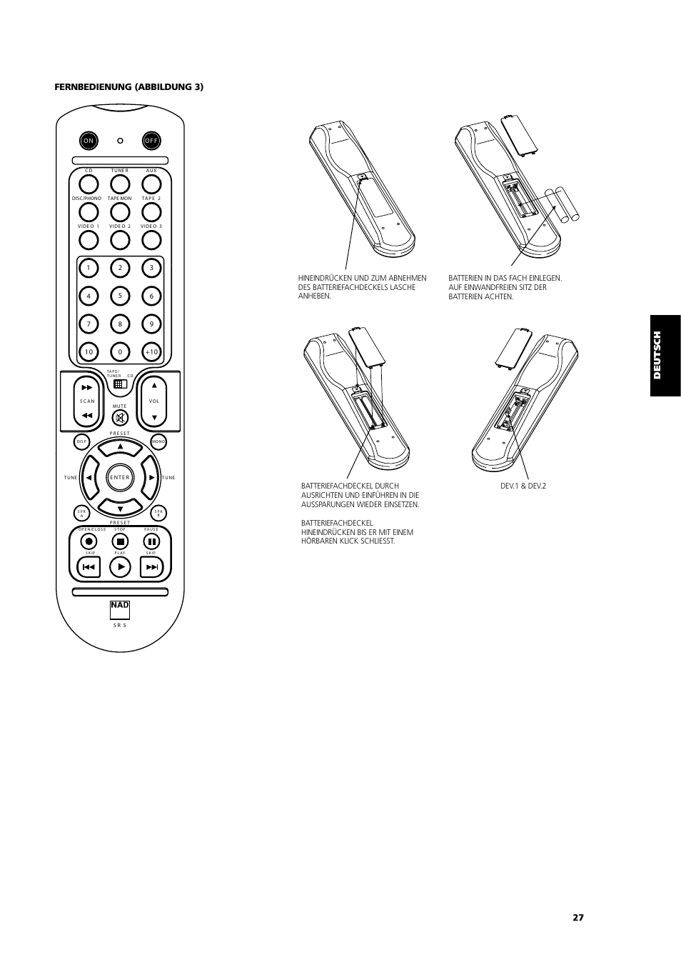 Dev1 dev2 | NAD C 372 User Manual | Page 27 / 68
