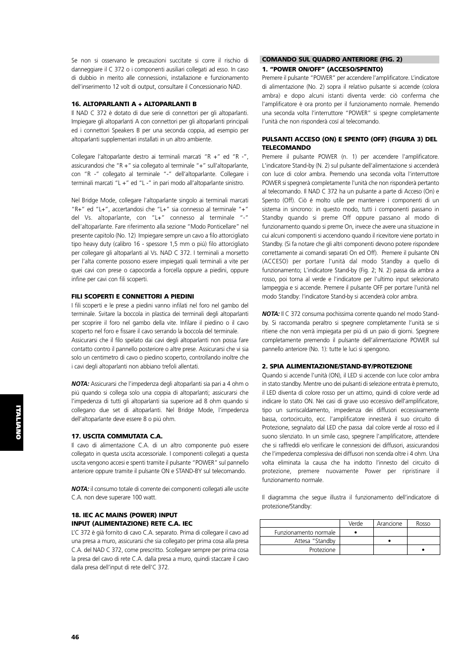 NAD C 372 User Manual | Page 46 / 68