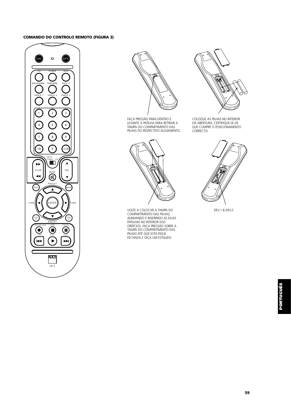 Dev1 dev2 | NAD C 372 User Manual | Page 59 / 68