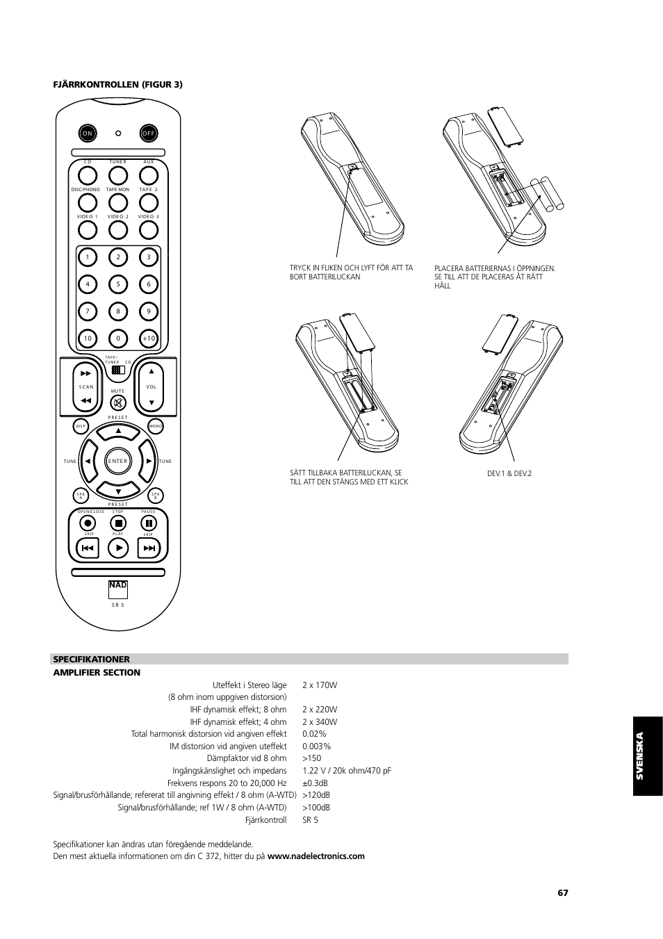 Dev1 dev2 | NAD C 372 User Manual | Page 67 / 68