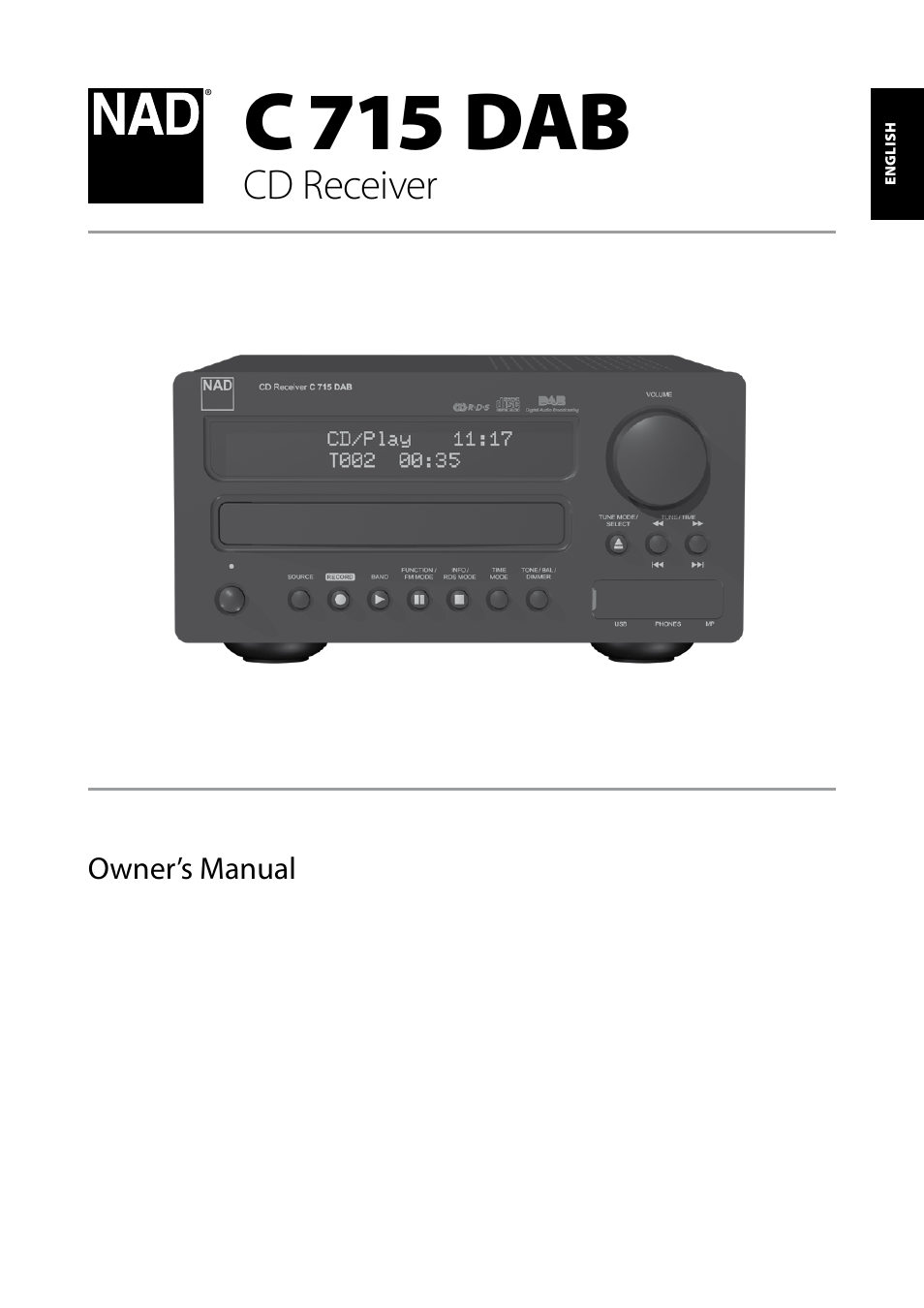 NAD C715 DAB User Manual | 28 pages