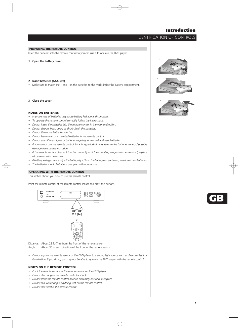 Introduction identification of controls | NAD T512 User Manual | Page 7 / 42