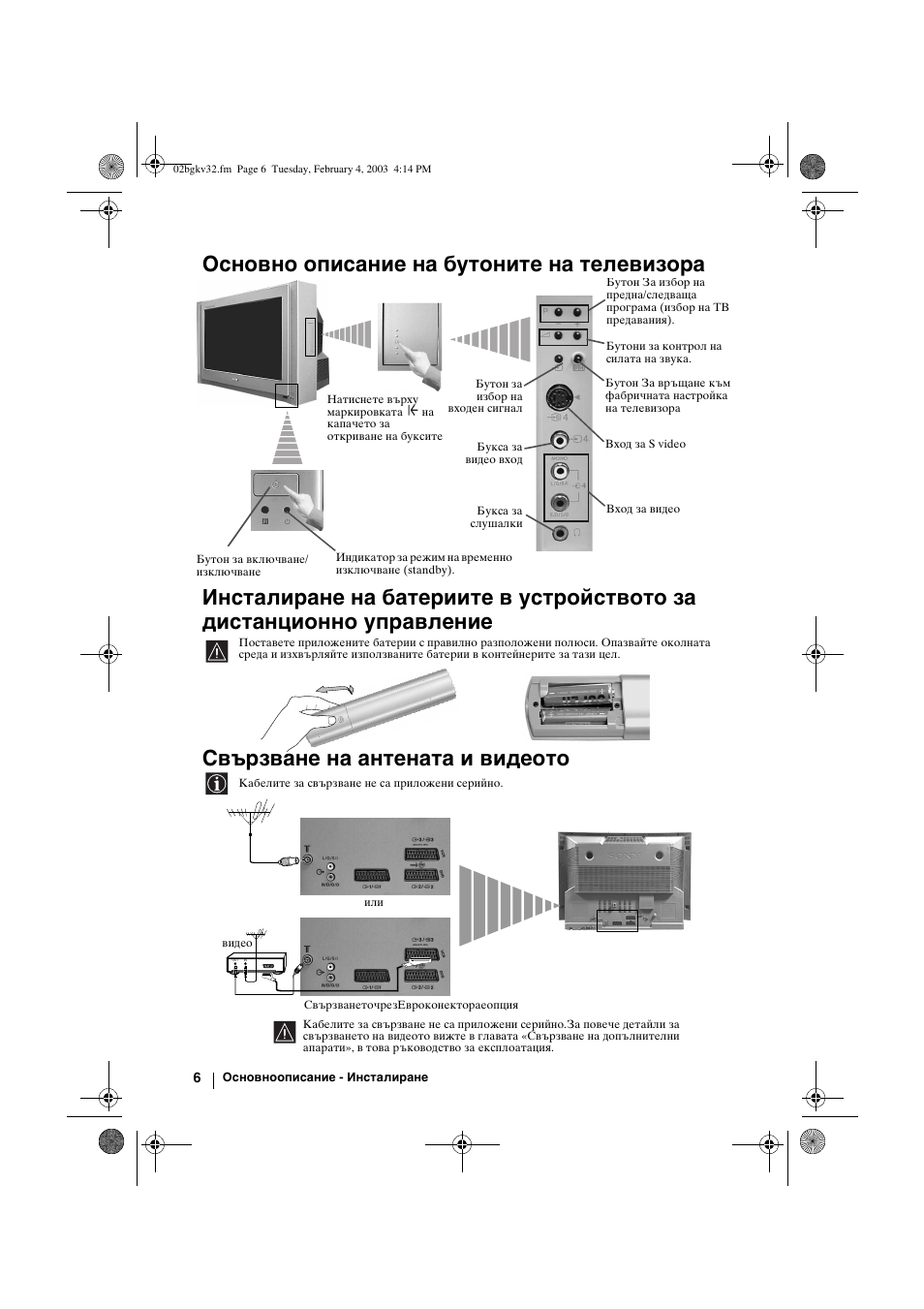 Sony KV-32FX68K User Manual | Page 26 / 124