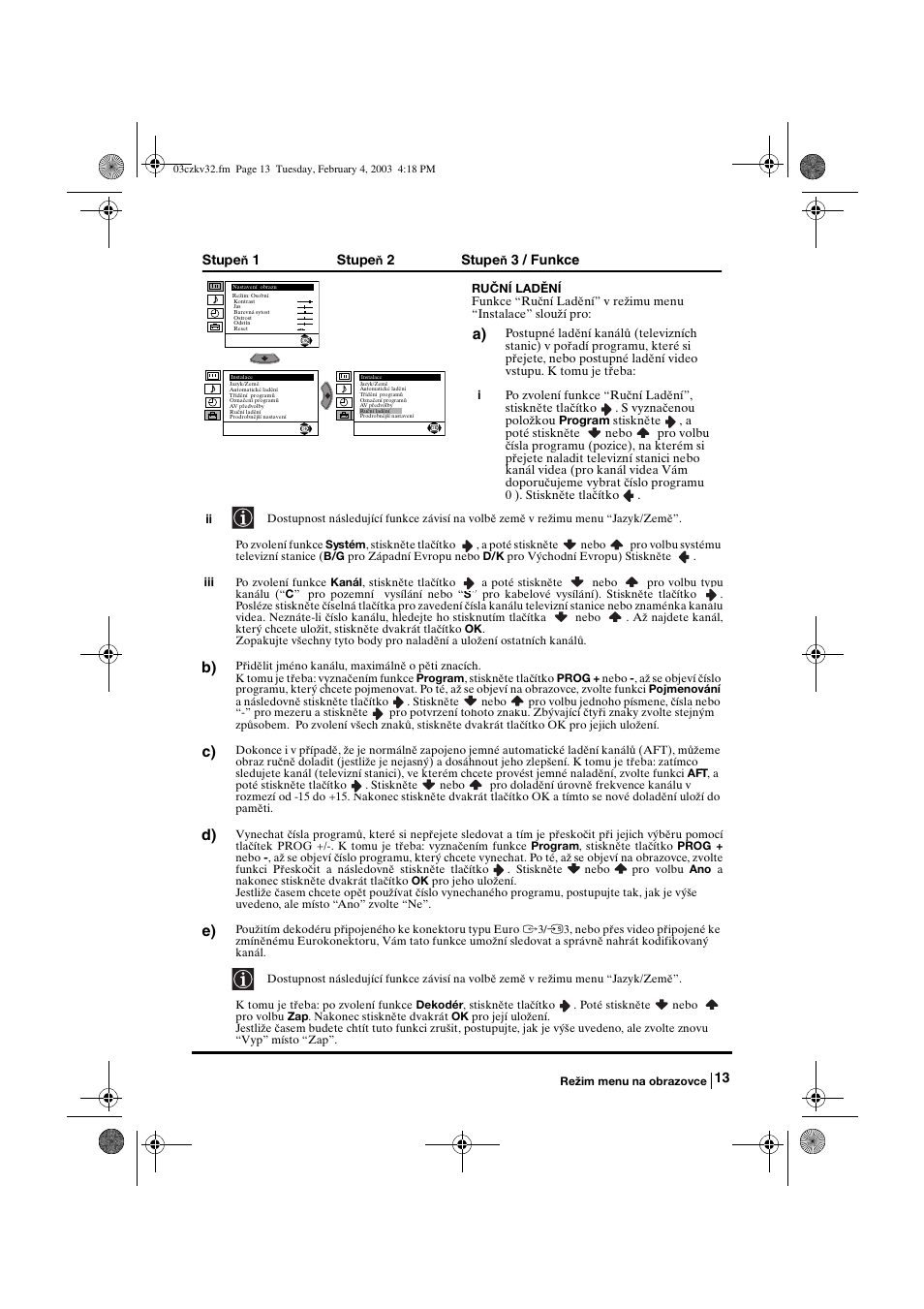 Sony KV-32FX68K User Manual | Page 53 / 124