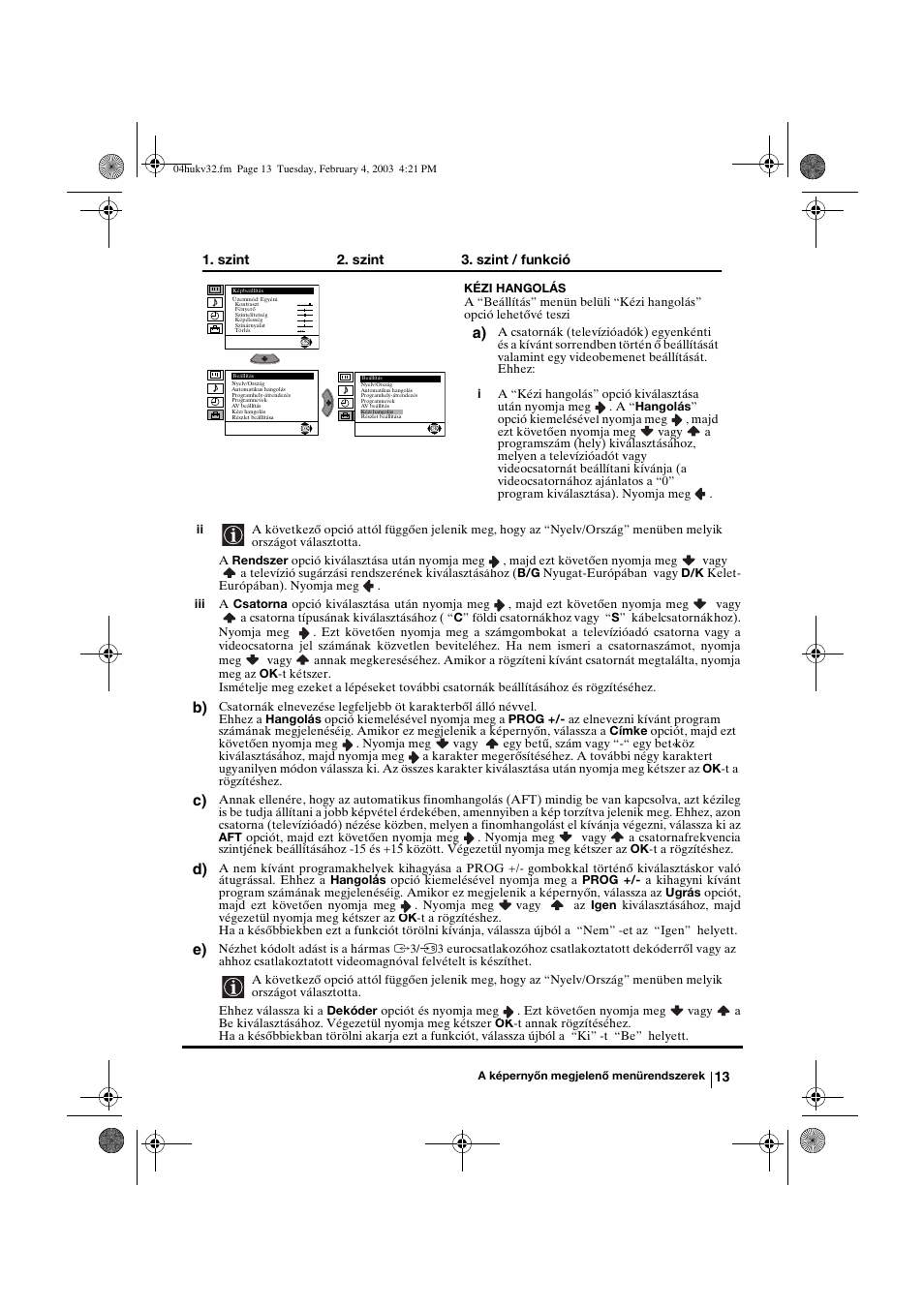 Sony KV-32FX68K User Manual | Page 73 / 124