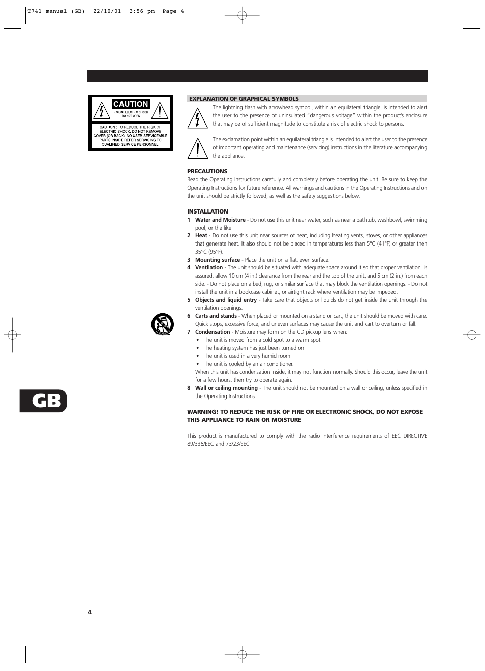 NAD T741 User Manual | Page 4 / 20