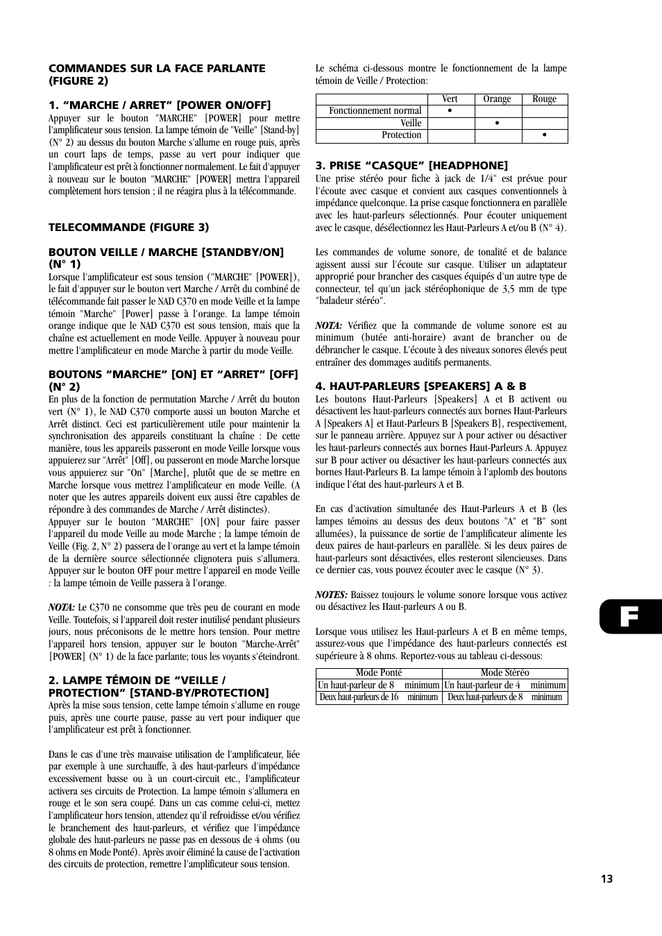 NAD C370 User Manual | Page 13 / 56