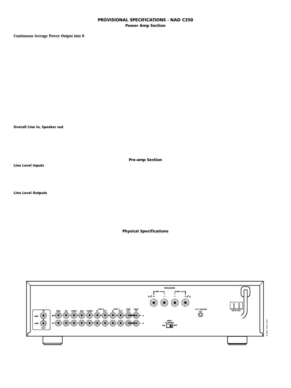 NAD C350 User Manual | Page 2 / 2