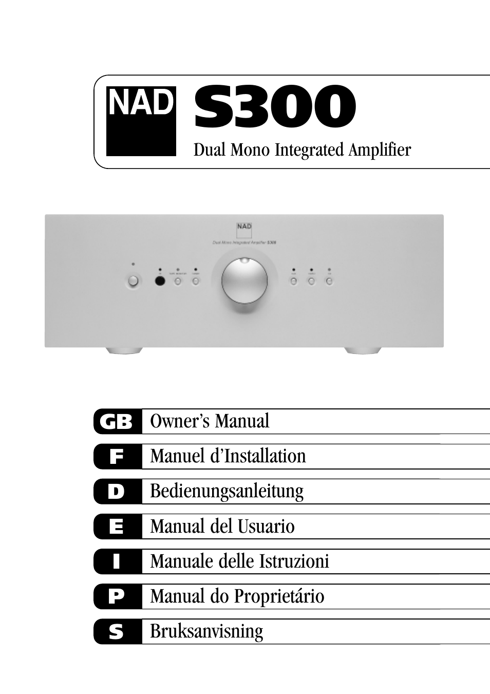 NAD S300 User Manual | 36 pages