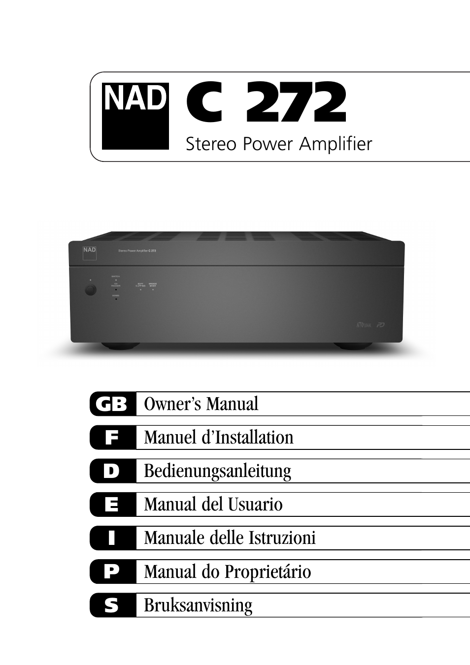 NAD C 272 User Manual | 46 pages
