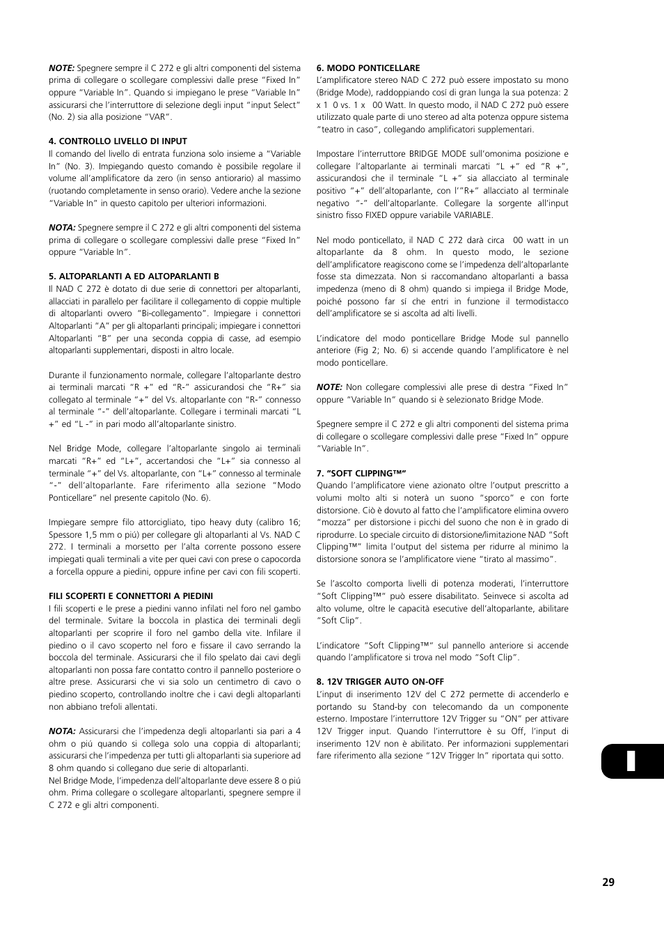 NAD C 272 User Manual | Page 29 / 46
