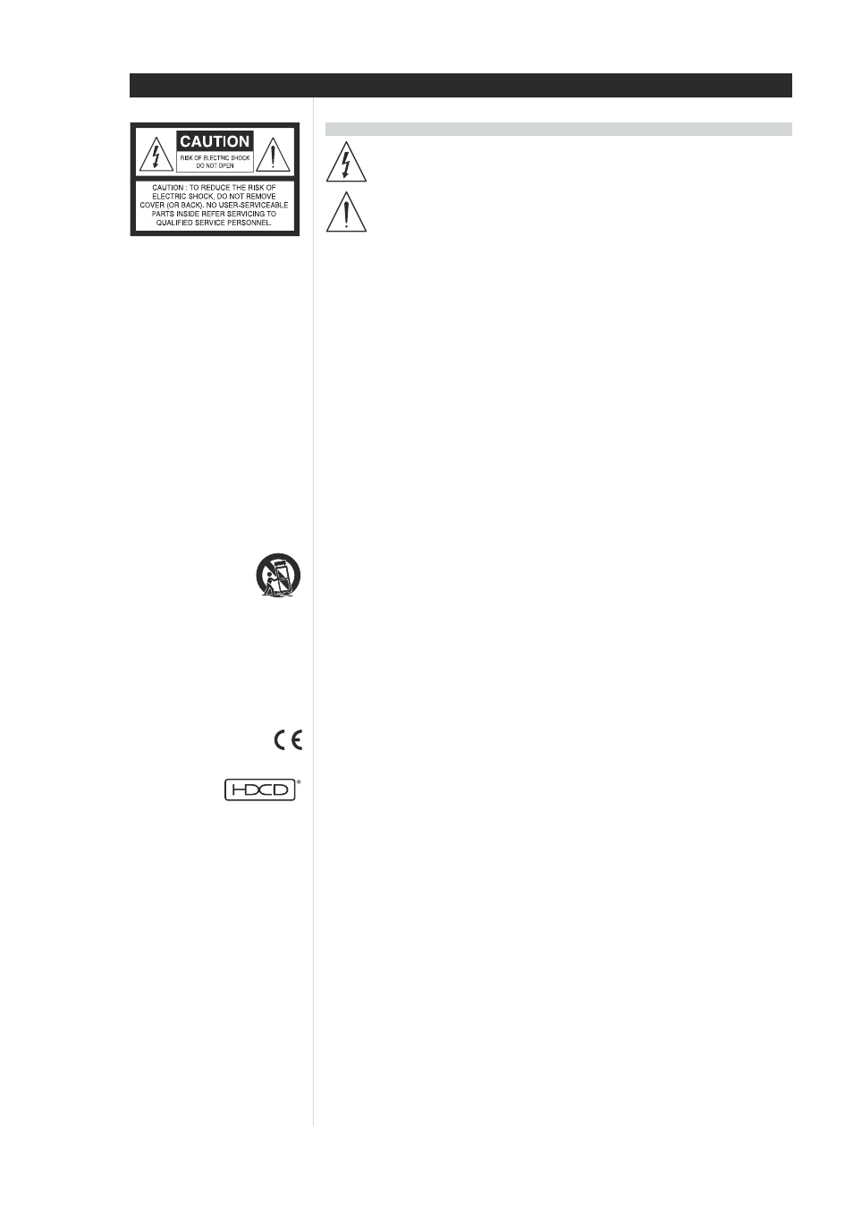 Safety information | NAD T 773 User Manual | Page 2 / 32